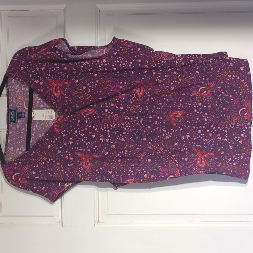 NWT Chaps Stretch Sleeveless Top Size 3x